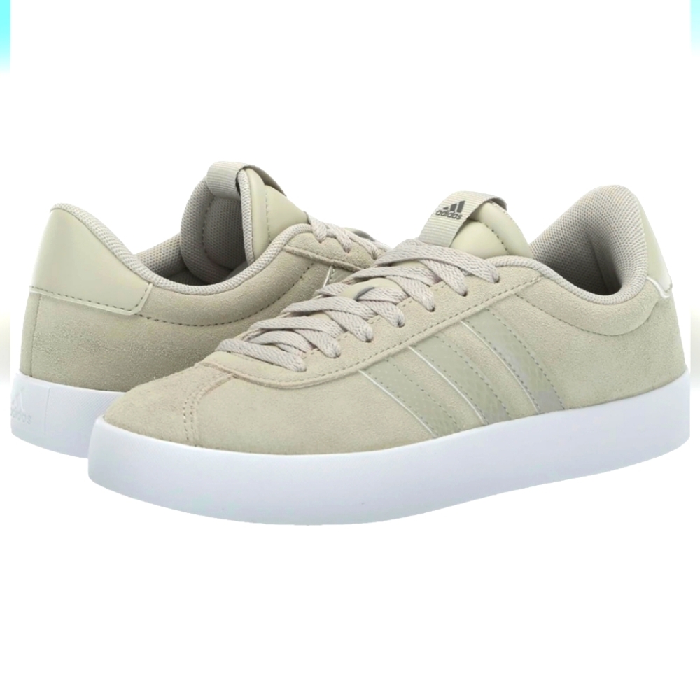 🛹Adidas VL Court 3.0 Women’s 3 Stripe Suede Skate Low Top Shoes Sneakers 11